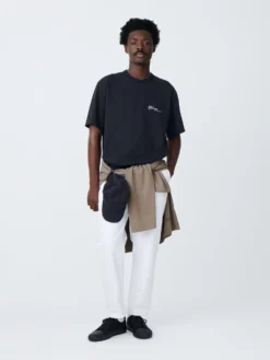 Studio Nicholson Module T-Shirt In Darkest Navy -Studio Nicholson MODULETEEDARKESTNAVY4