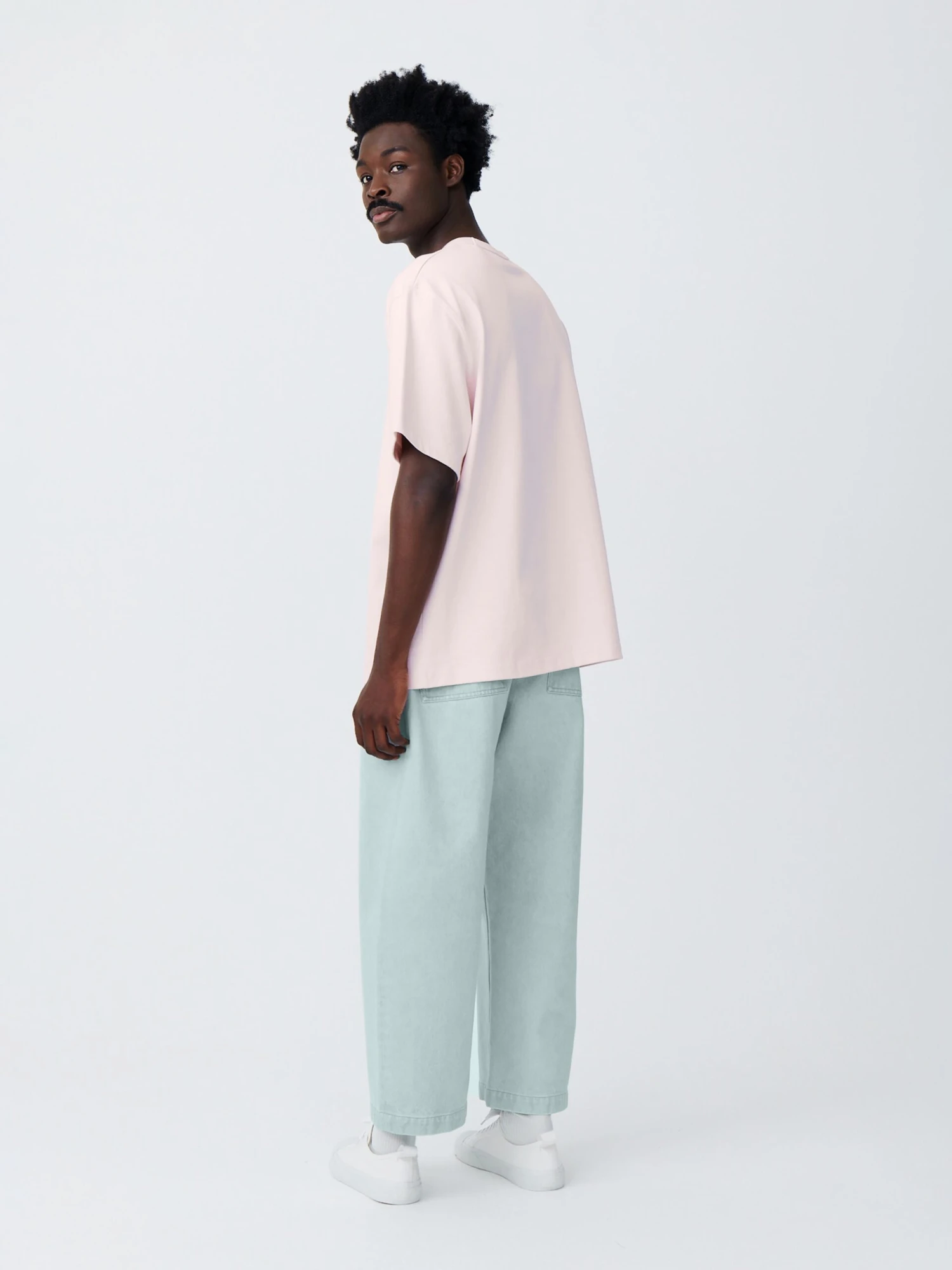 Studio Nicholson Module T-Shirt In Miami Pink 4 Studio Nicholson Module T-Shirt In Miami Pink - Image 4