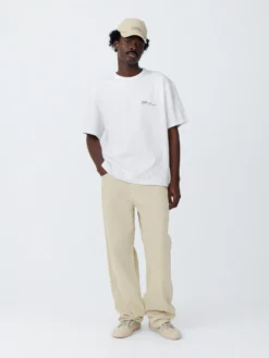 Studio Nicholson Module T-Shirt In White -Studio Nicholson MODULETEEWHITE2 scaled