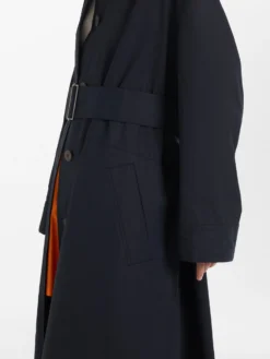 Studio Nicholson Monterry Coat In Darkest Navy 8 Studio Nicholson Monterry Coat In Darkest Navy -Studio Nicholson MONTERRYCOATDARKESTNAVY3 scaled