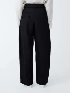 Studio Nicholson Myers Pant In Black 11 Studio Nicholson Myers Pant In Black -Studio Nicholson MYERSSNW 1438VISCOSELINENPANTSinBLACK2 scaled