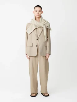 Studio Nicholson Mizumi Jacket In Plaster 11 Studio Nicholson Mizumi Jacket In Plaster -Studio Nicholson MizumiSNM 1036DryCottonJacketPlaster2 scaled