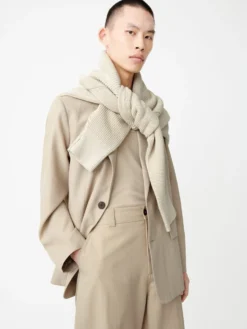 Studio Nicholson Mizumi Jacket In Plaster 12 Studio Nicholson Mizumi Jacket In Plaster -Studio Nicholson MizumiSNM 1036DryCottonJacketPlaster4 scaled