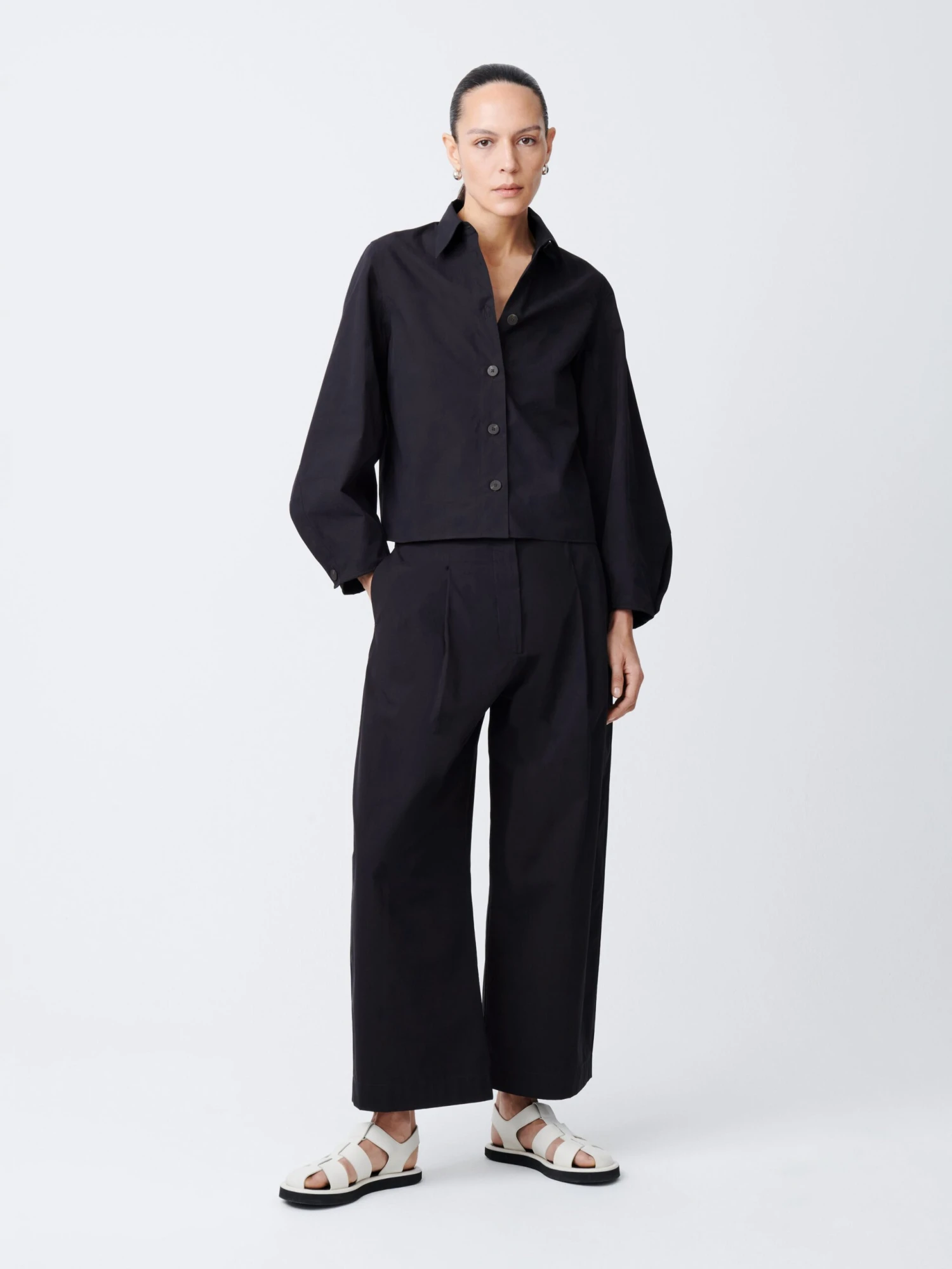 Studio Nicholson Mulder Shirt In Darkest Navy 2 Studio Nicholson Mulder Shirt In Darkest Navy - Image 2