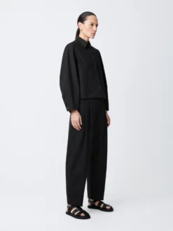 Studio Nicholson Mulder Shirt In Black 10 Studio Nicholson Mulder Shirt In Black -Studio Nicholson MulderSNW 395PowerCottonShirtsBlack2 0c3bf3b0 be0a 40c7 9349 e6d0217ccd2f scaled