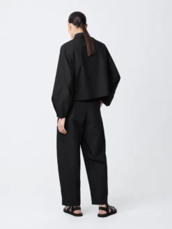 Studio Nicholson Mulder Shirt In Black 11 Studio Nicholson Mulder Shirt In Black -Studio Nicholson MulderSNW 395PowerCottonShirtsBlack3 9ba91a1d 787d 4112 9c41 3b8d291b44d3 scaled