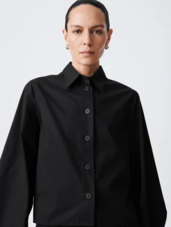 Studio Nicholson Mulder Shirt In Black 12 Studio Nicholson Mulder Shirt In Black -Studio Nicholson MulderSNW 395PowerCottonShirtsBlack4 b042e043 1c51 4faa b639 43413361c14a scaled