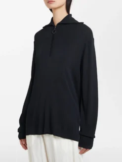 Studio Nicholson Naeba Knit In Darkest Navy -Studio Nicholson NAEBAKNITDARKESTNAVY3 scaled