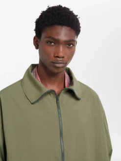 Studio Nicholson Naut Jacket In Olive -Studio Nicholson NAUTJACKETINOLIVE4 scaled