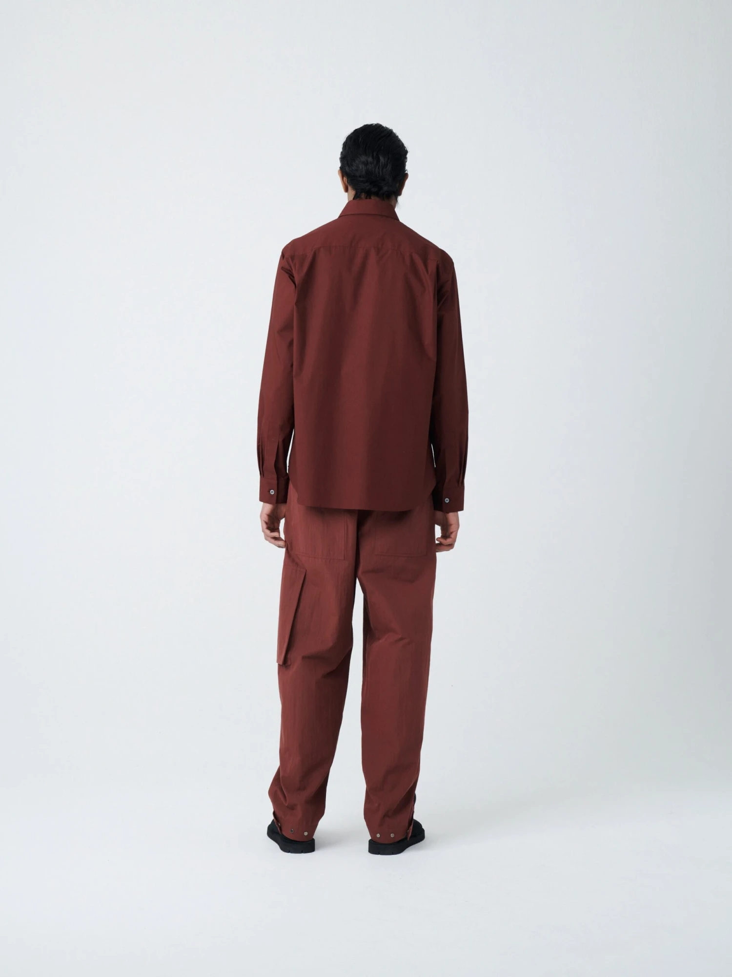 Studio Nicholson Navis Pant In Chestnut 3 Studio Nicholson Navis Pant In Chestnut - Image 3