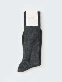 Studio Nicholson Neffi Socks In Charcoal