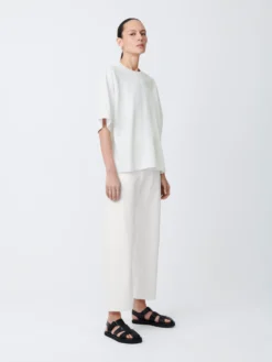 Studio Nicholson Nelson T-Shirt In White 8 Studio Nicholson Nelson T-Shirt In White -Studio Nicholson NELSONSNW 1504DRYHEAVYCOTTONWHITE3 scaled