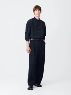 Studio Nicholson Nemo Pant In Darkest Navy 9 Studio Nicholson Nemo Pant In Darkest Navy -Studio Nicholson NEMOSNM 925HIGHTWISTVISCOSEPANTSDARKESTNAVY2 scaled