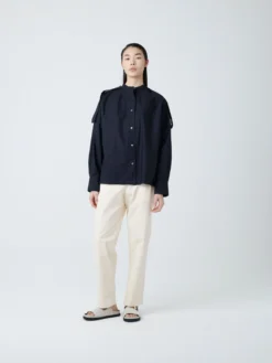 Studio Nicholson Neptune Shirt In Darkest Navy