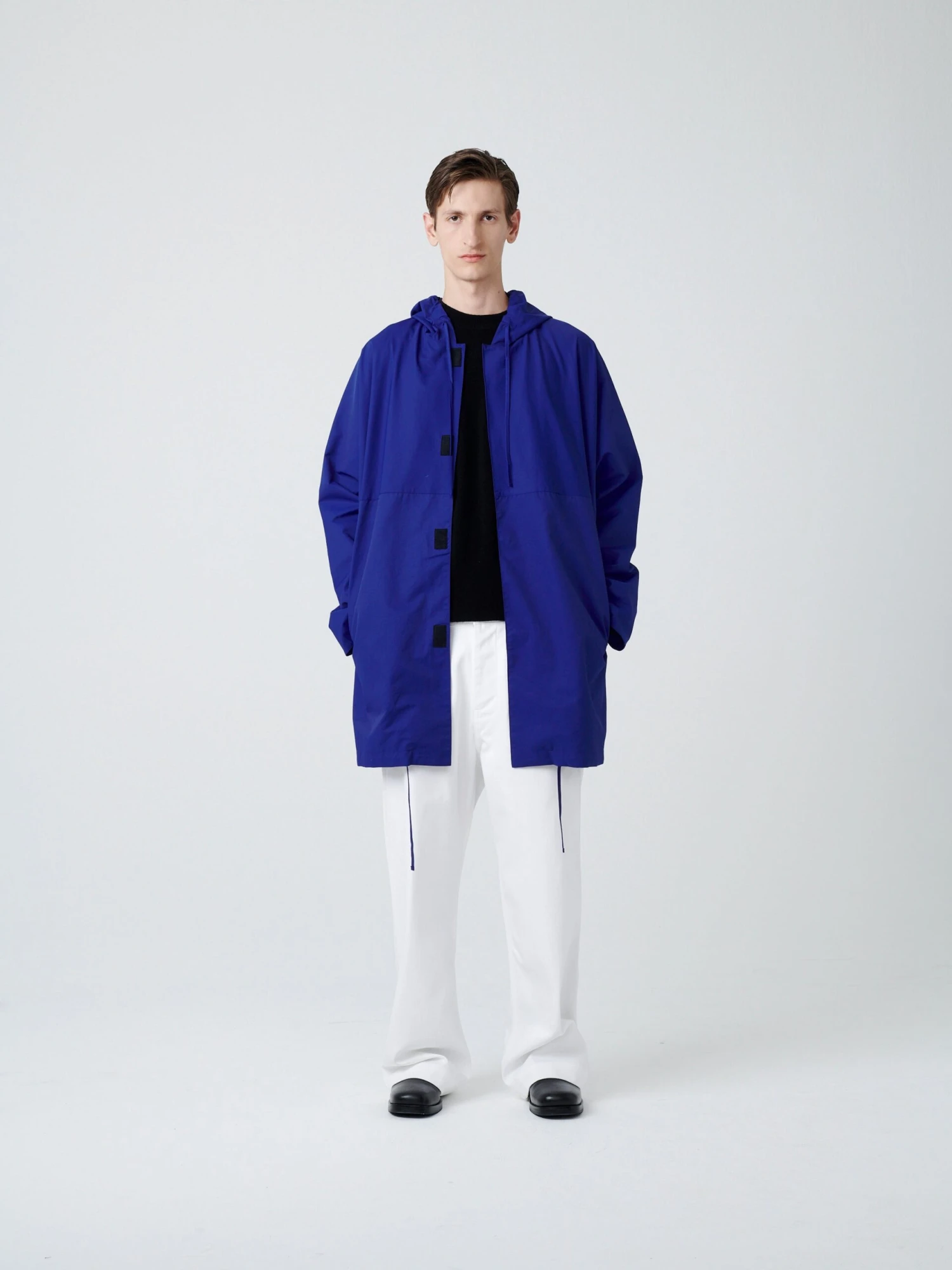 Studio Nicholson Nile Parka In Klein Blue 1 Studio Nicholson Nile Parka In Klein Blue