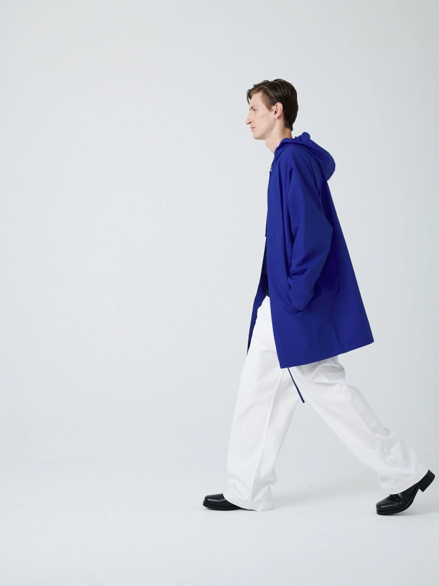 Studio Nicholson Nile Parka In Klein Blue 4 Studio Nicholson Nile Parka In Klein Blue - Image 4