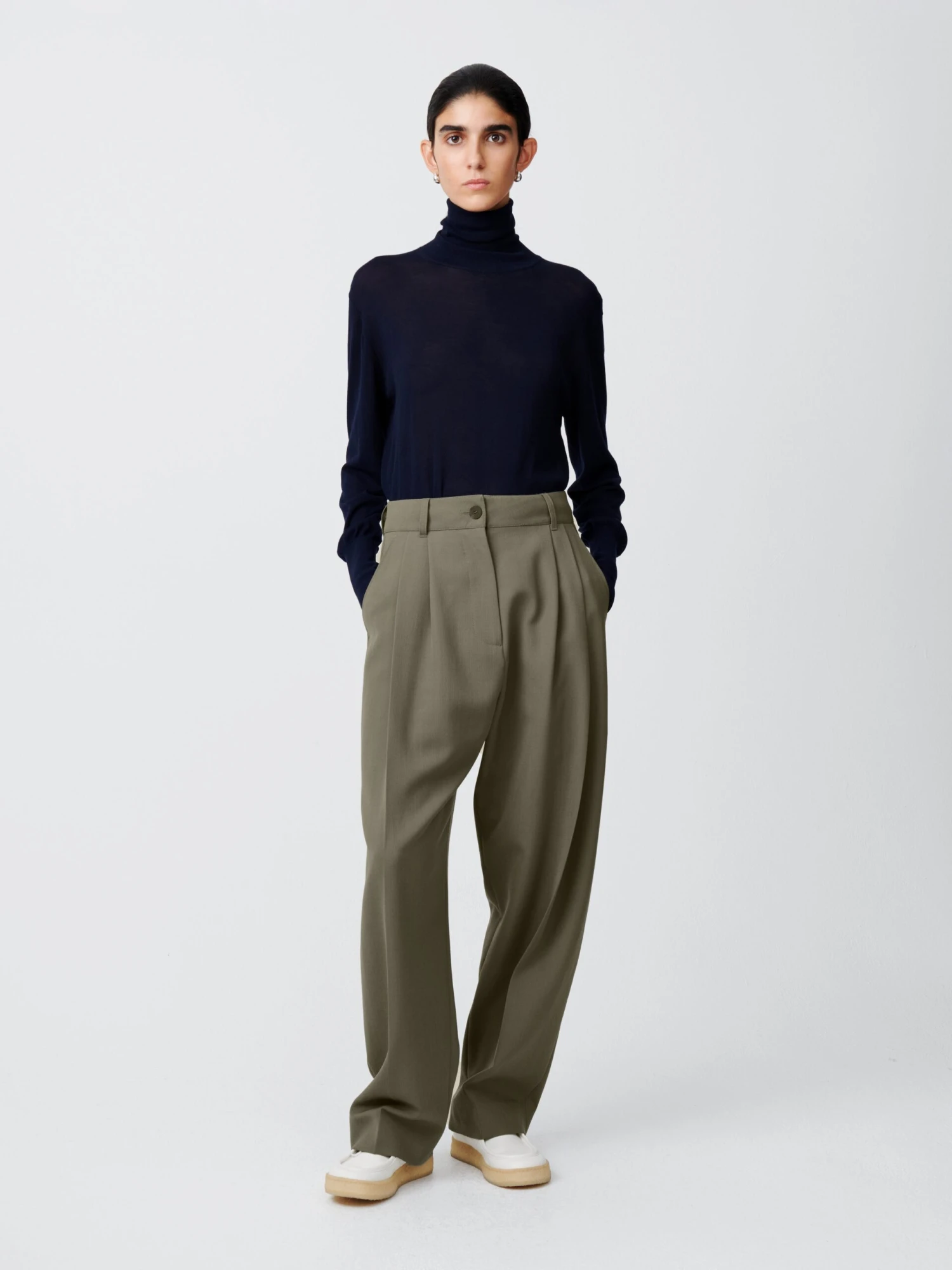 Studio Nicholson Nilo Knit In Darkest Navy 2 Studio Nicholson Nilo Knit In Darkest Navy - Image 2