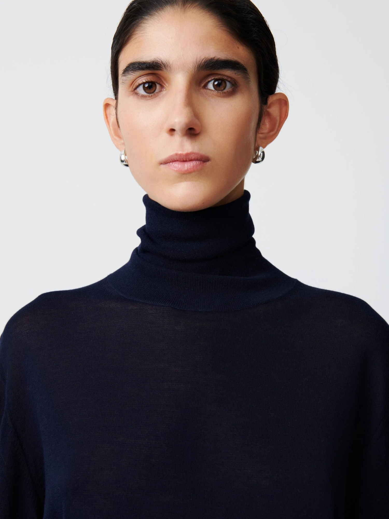 Studio Nicholson Nilo Knit In Darkest Navy 5 Studio Nicholson Nilo Knit In Darkest Navy - Image 5