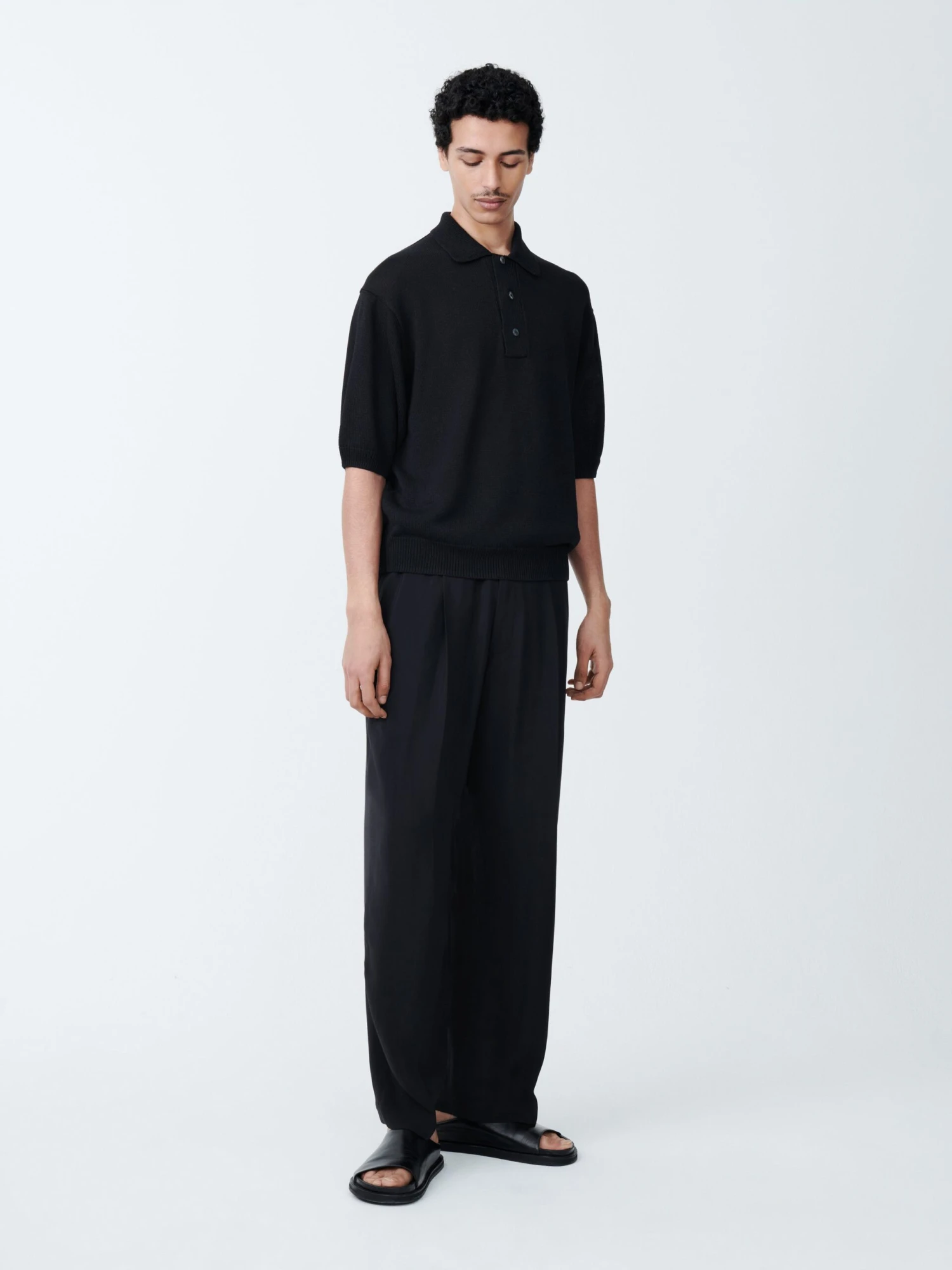 Studio Nicholson Noam Pant In Darkest Navy 2 Studio Nicholson Noam Pant In Darkest Navy - Image 2