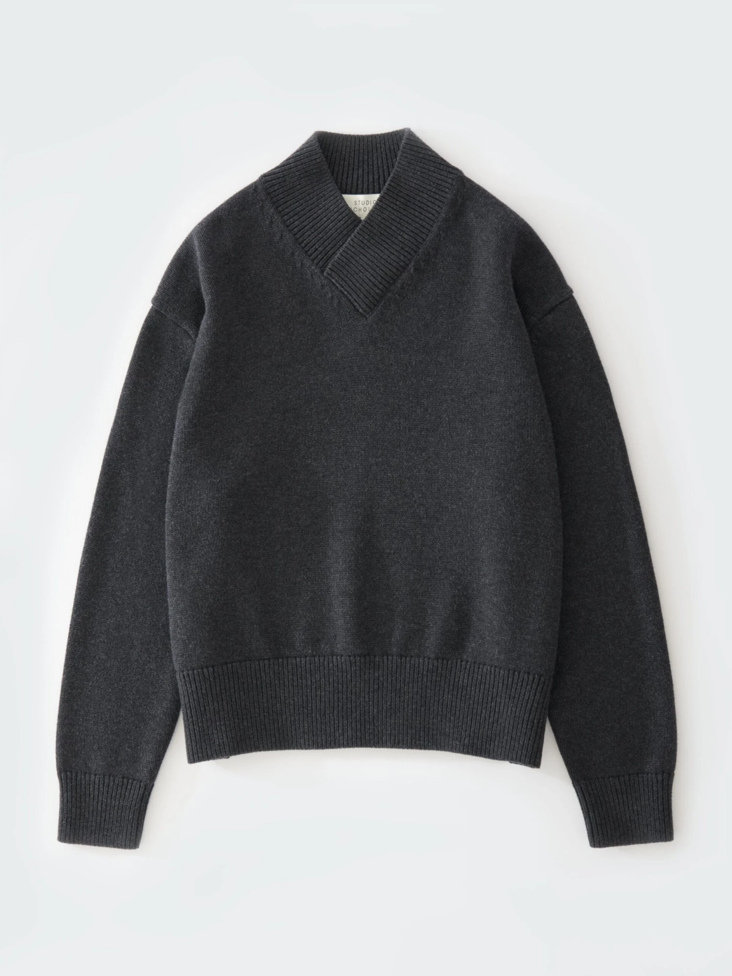 Studio Nicholson Nohwe Knit In Lead 6 Studio Nicholson Nohwe Knit In Lead - Image 6