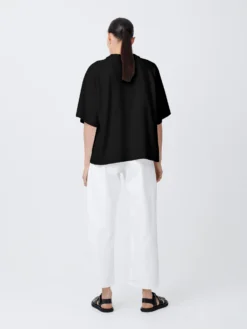 Studio Nicholson Nelson T-Shirt In Black -Studio Nicholson NelsonSNW 1504black2 scaled