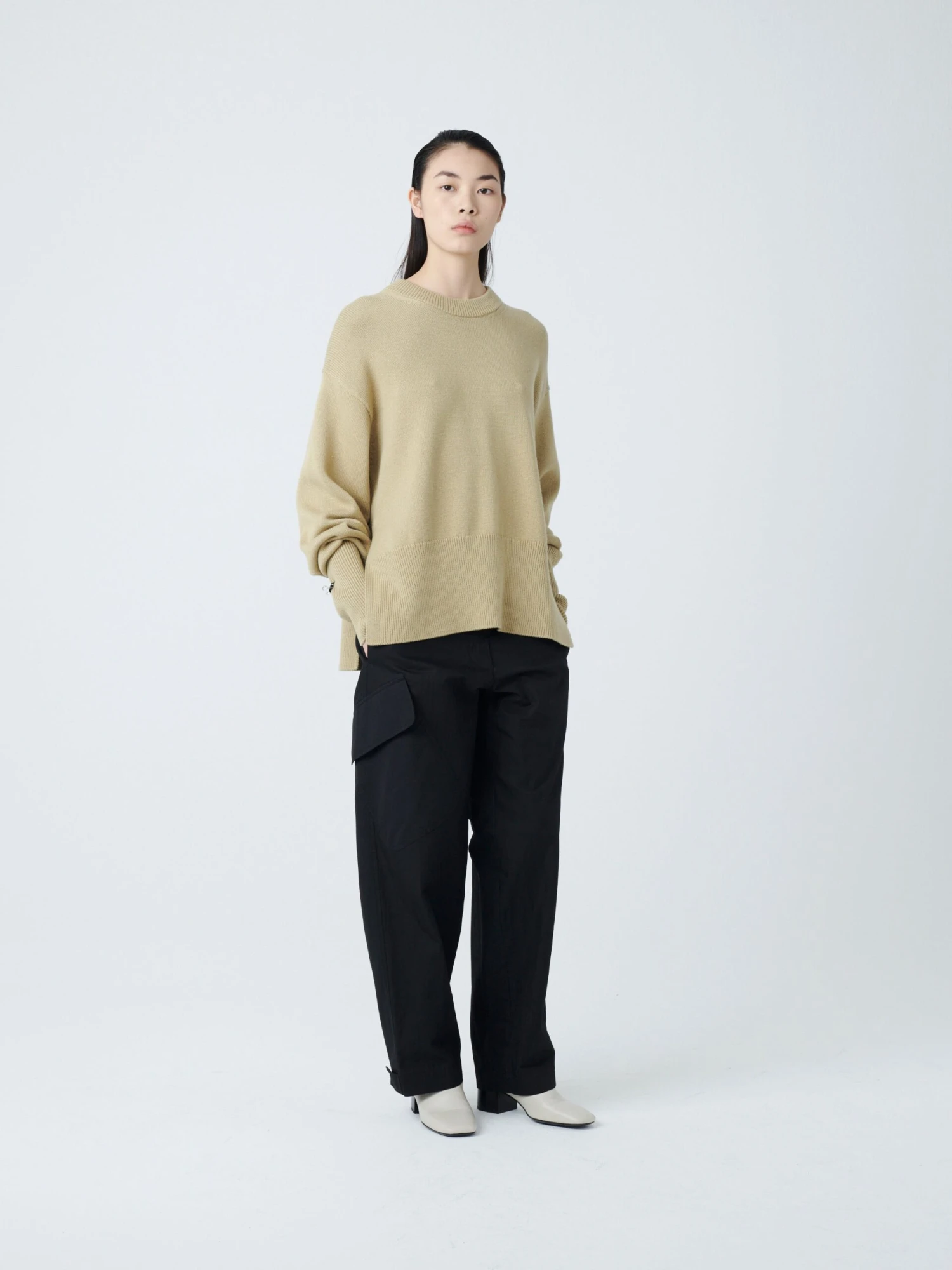 Studio Nicholson Obra Pant In Black 2 Studio Nicholson Obra Pant In Black - Image 2