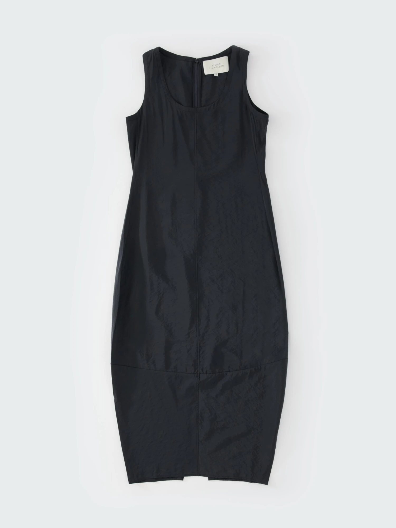 Studio Nicholson Ojos Dress In Darkest Navy 5 Studio Nicholson Ojos Dress In Darkest Navy - Image 5