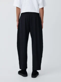 Studio Nicholson Opal Tropical Wool Pant In Darkest Navy -Studio Nicholson OPALPANTTROPWOOLDNAVY4 scaled
