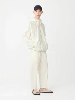 Studio Nicholson Opal Pant In Parchment -Studio Nicholson OPALSNM 1151POWDERCOTTON1 scaled