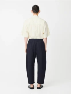 Studio Nicholson Opal Pant In Darkest Navy 13 Studio Nicholson Opal Pant In Darkest Navy -Studio Nicholson OPALSNM 1151POWDERCOTTONDARKESTNAVY3 scaled