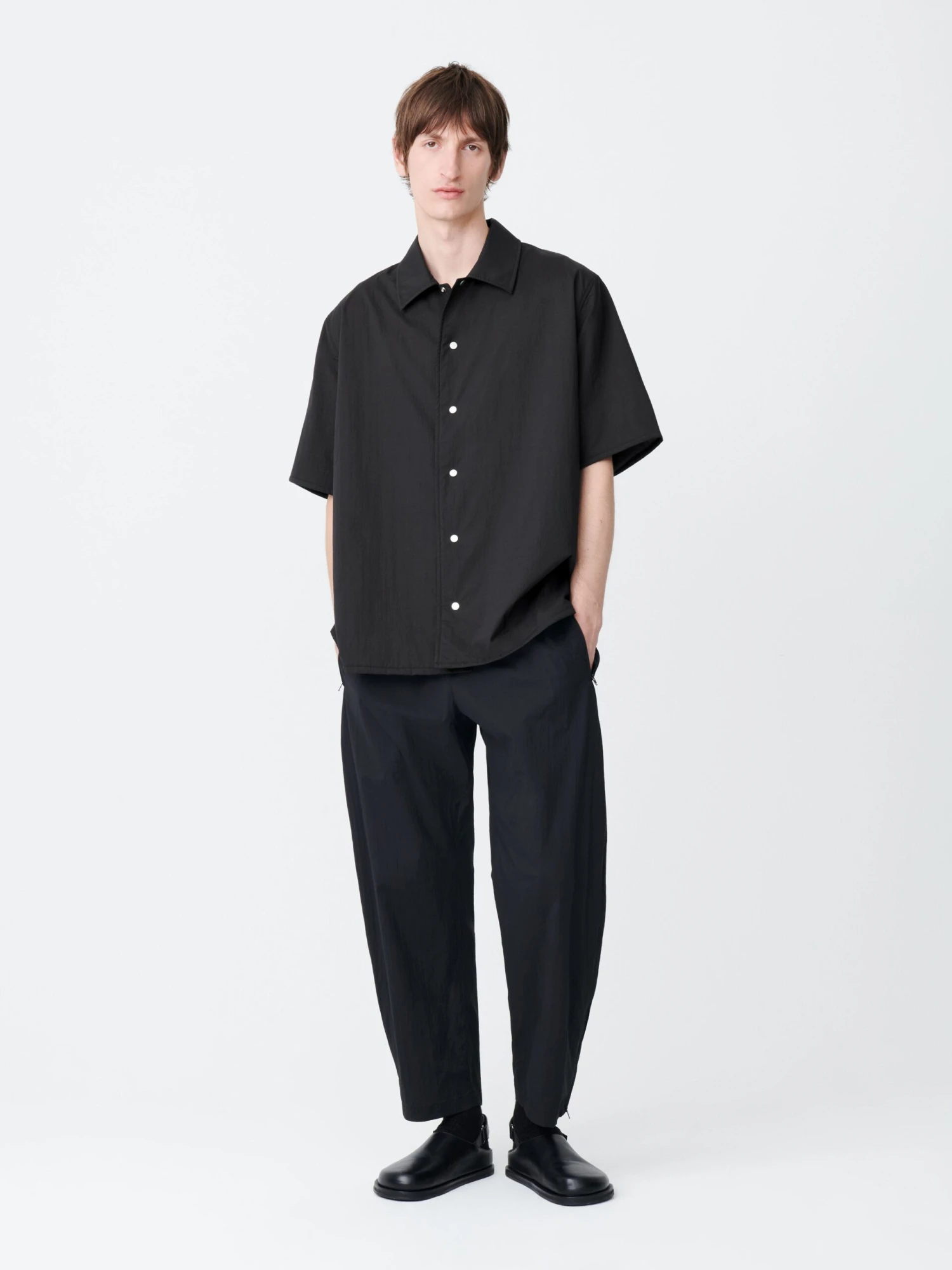 Studio Nicholson Opal Pant In Black 1 Studio Nicholson Opal Pant In Black