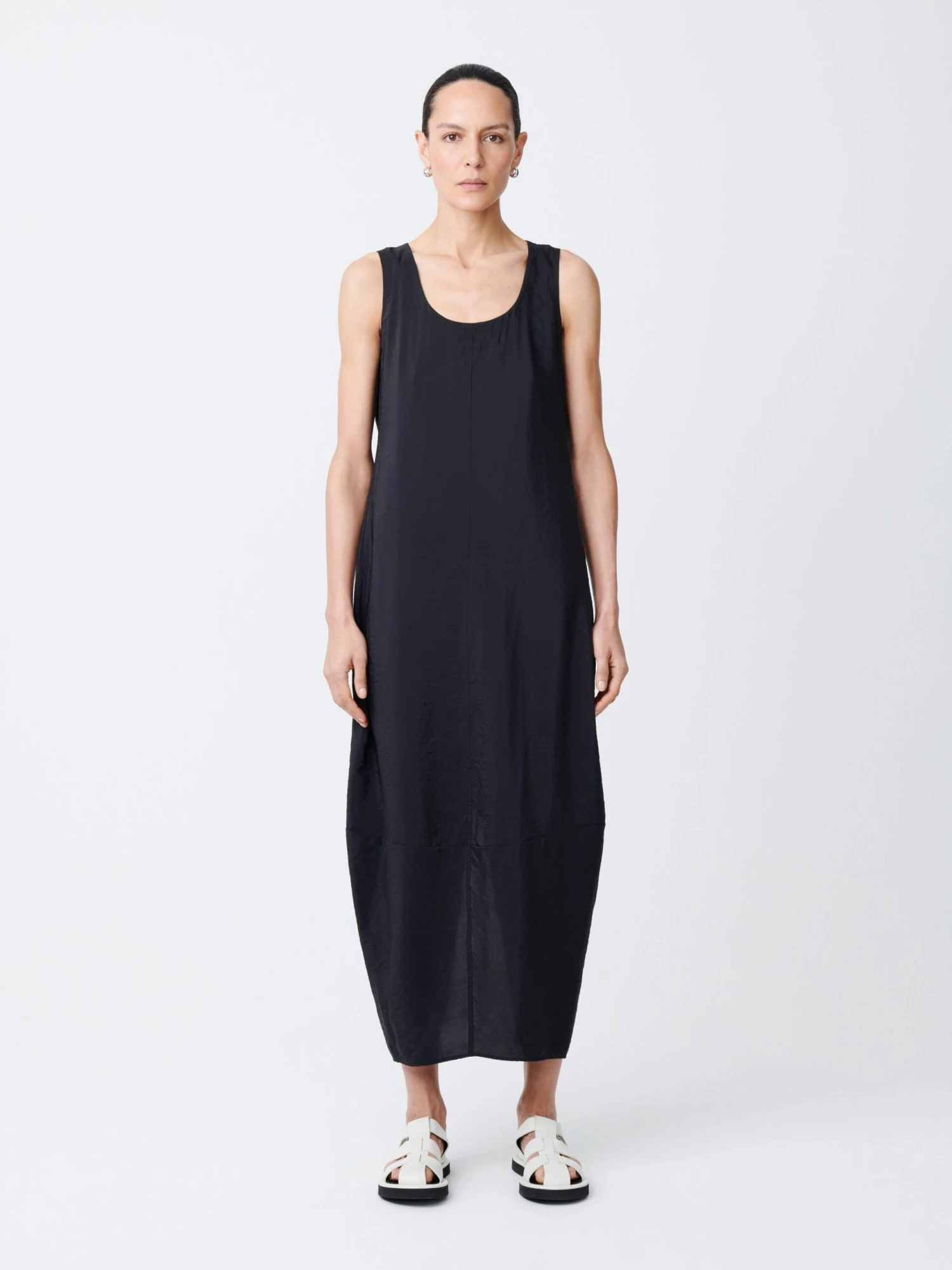 Studio Nicholson Ojos Dress In Darkest Navy 1 Studio Nicholson Ojos Dress In Darkest Navy