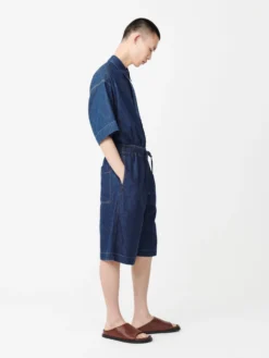 Studio Nicholson Ossi Denim Short In Indigo 12 Studio Nicholson Ossi Denim Short In Indigo -Studio Nicholson OssiSNM 11458OZDenimShortsIndigo4 scaled