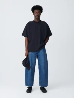 Studio Nicholson Paolo Denim Pant In Beach Fade