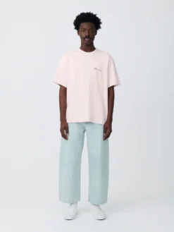 Studio Nicholson Paolo Denim Pant In Bleach Wash