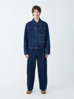 Studio Nicholson Paolo Denim Pant In Indigo Wash