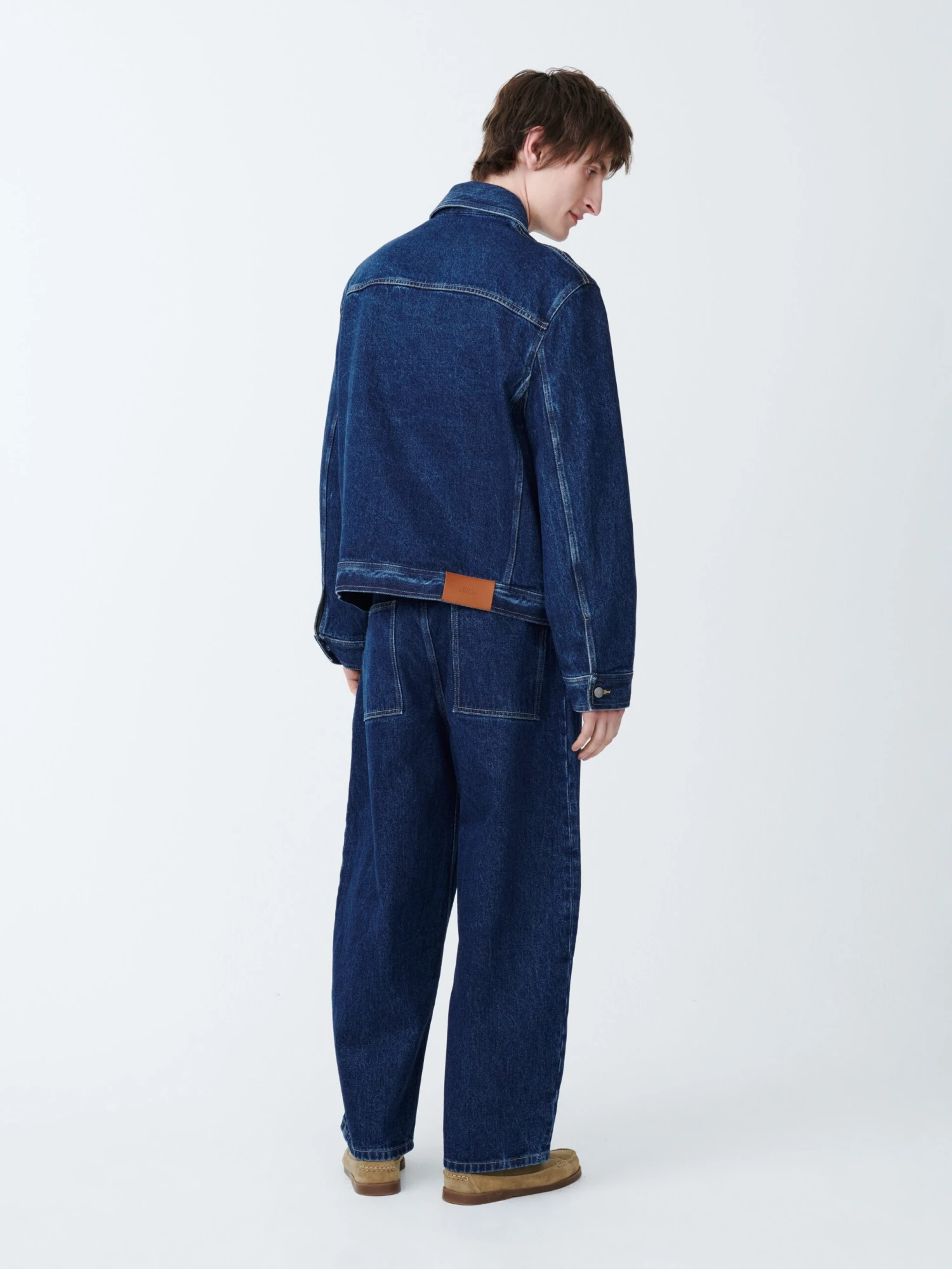 Studio Nicholson Paolo Denim Pant In Indigo Wash 3 Studio Nicholson Paolo Denim Pant In Indigo Wash - Image 3