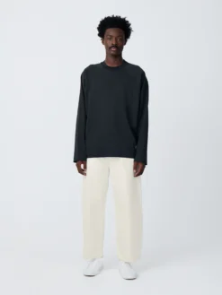 Studio Nicholson Paolo Denim Pant In Parchment