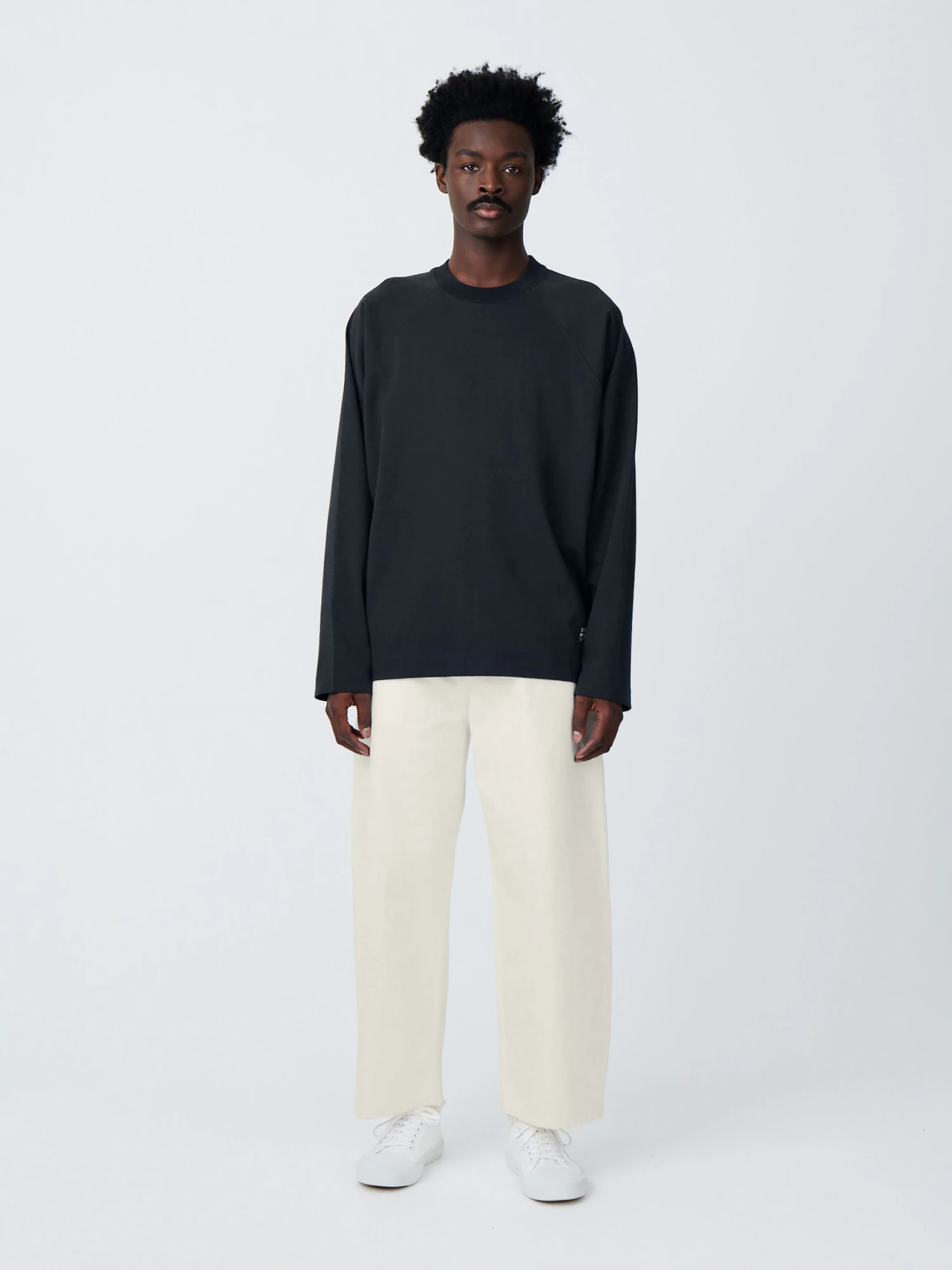 Studio Nicholson Paolo Denim Pant In Parchment 1 Studio Nicholson Paolo Denim Pant In Parchment