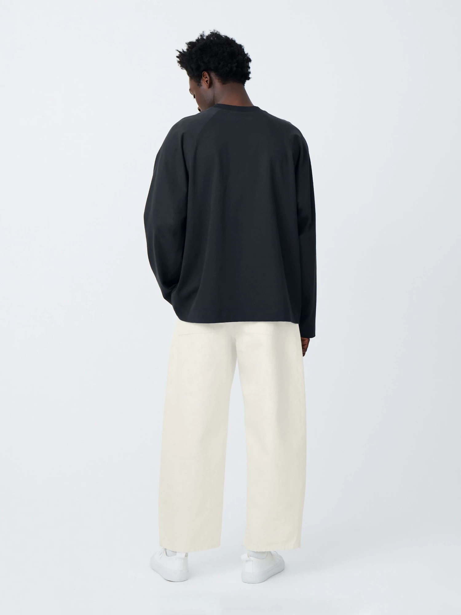 Studio Nicholson Paolo Denim Pant In Parchment 3 Studio Nicholson Paolo Denim Pant In Parchment - Image 3