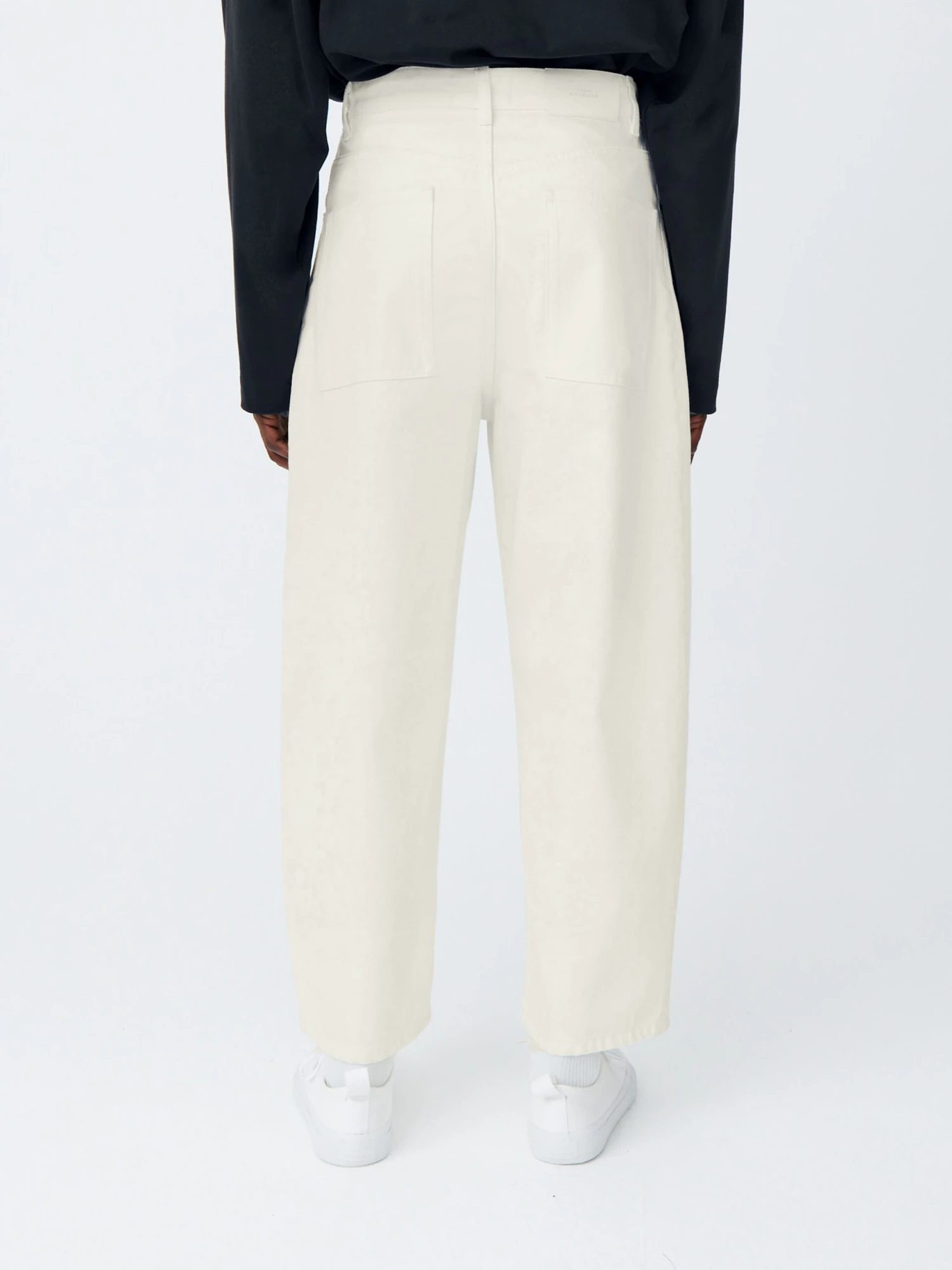 Studio Nicholson Paolo Denim Pant In Parchment 5 Studio Nicholson Paolo Denim Pant In Parchment - Image 5