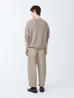 Studio Nicholson Paolo Denim Pant In Fawn 13 Studio Nicholson Paolo Denim Pant In Fawn -Studio Nicholson PAOLOSNM 1023GarmentDyeDeniminFawn4 scaled