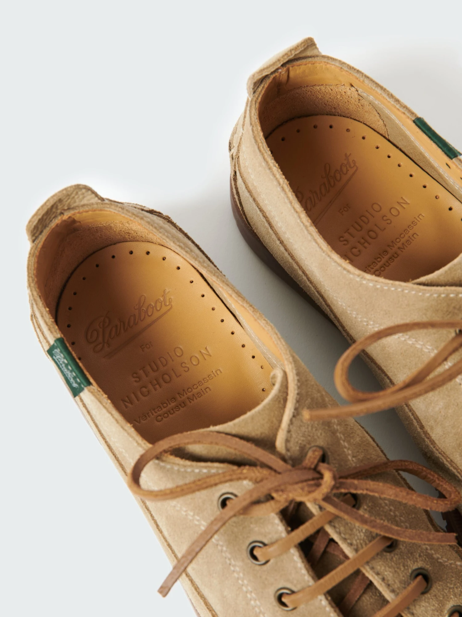 Studio Nicholson SN X Paraboot Malibu Shoe In Green 5 Studio Nicholson SN X Paraboot Malibu Shoe In Green - Image 5