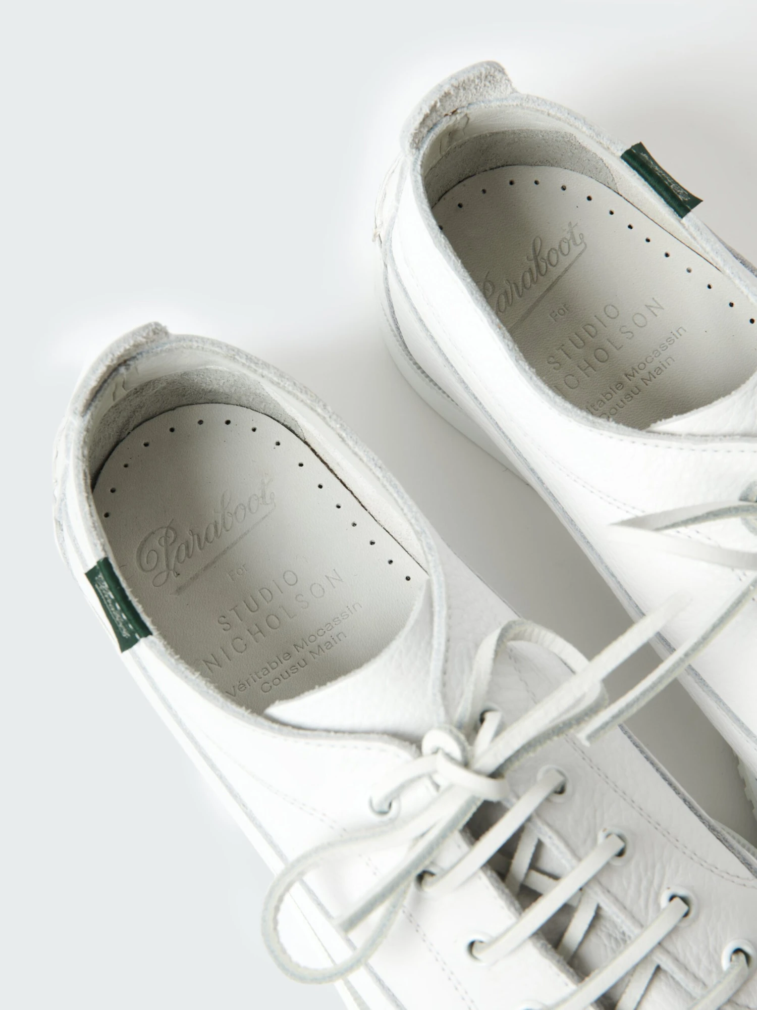 Studio Nicholson SN X Paraboot Malibu Shoe In Pure White 8 Studio Nicholson SN X Paraboot Malibu Shoe In Pure White - Image 8