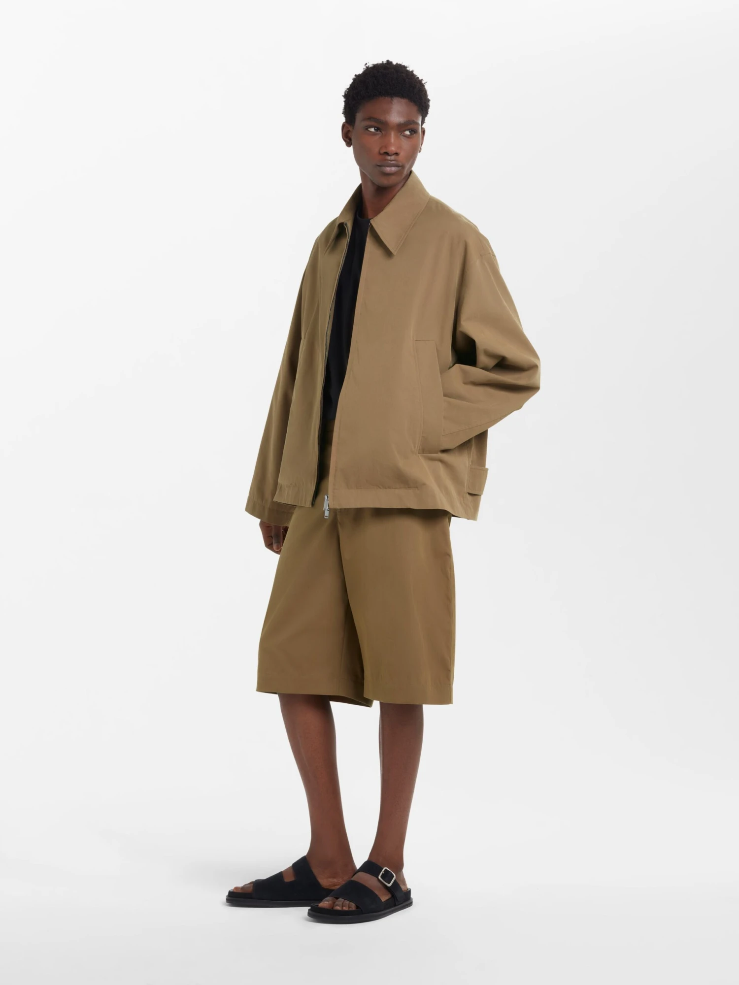 Studio Nicholson Paule Jacket In Soil 2 Studio Nicholson Paule Jacket In Soil - Image 2