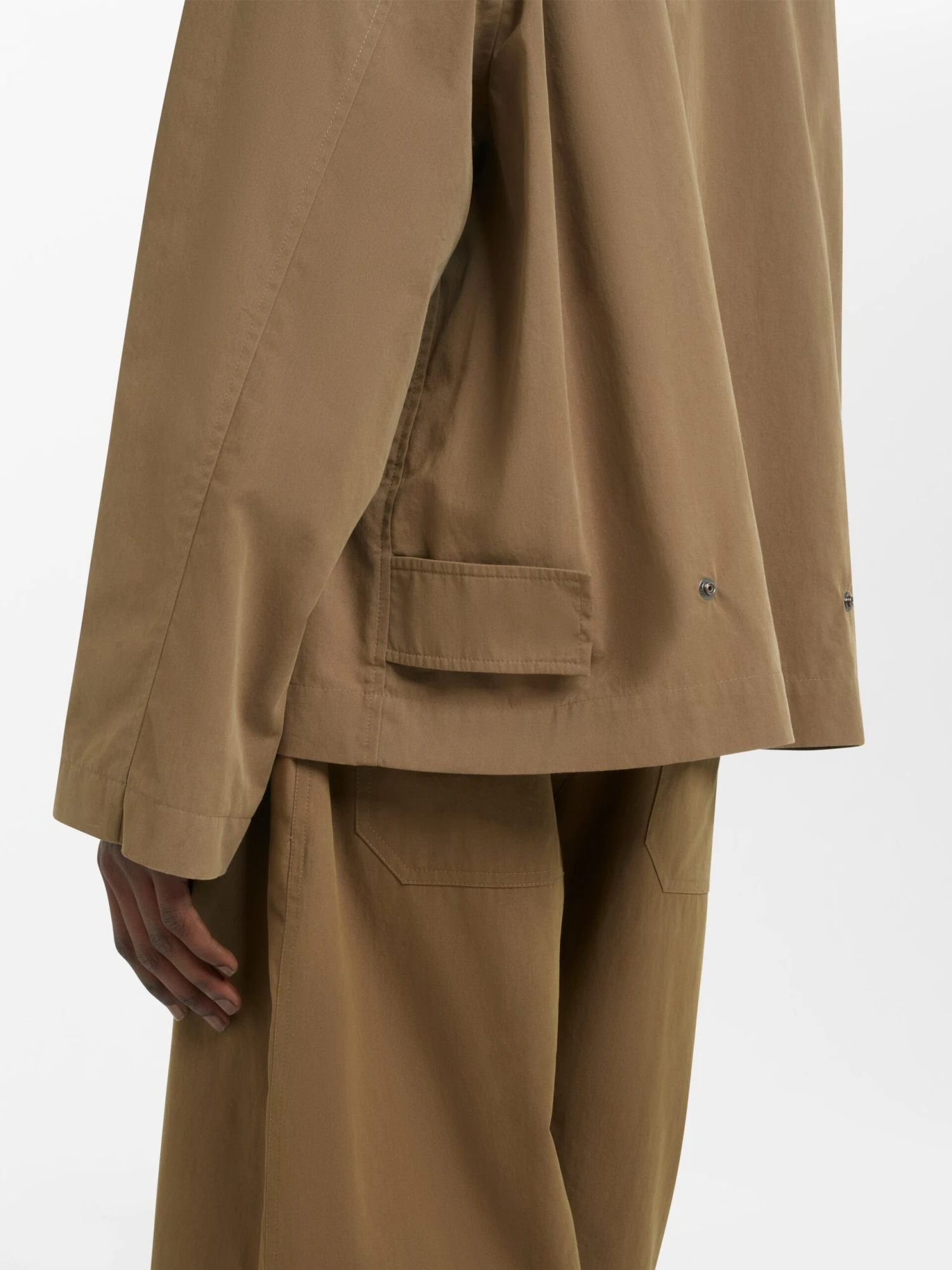 Studio Nicholson Paule Jacket In Soil 5 Studio Nicholson Paule Jacket In Soil - Image 5