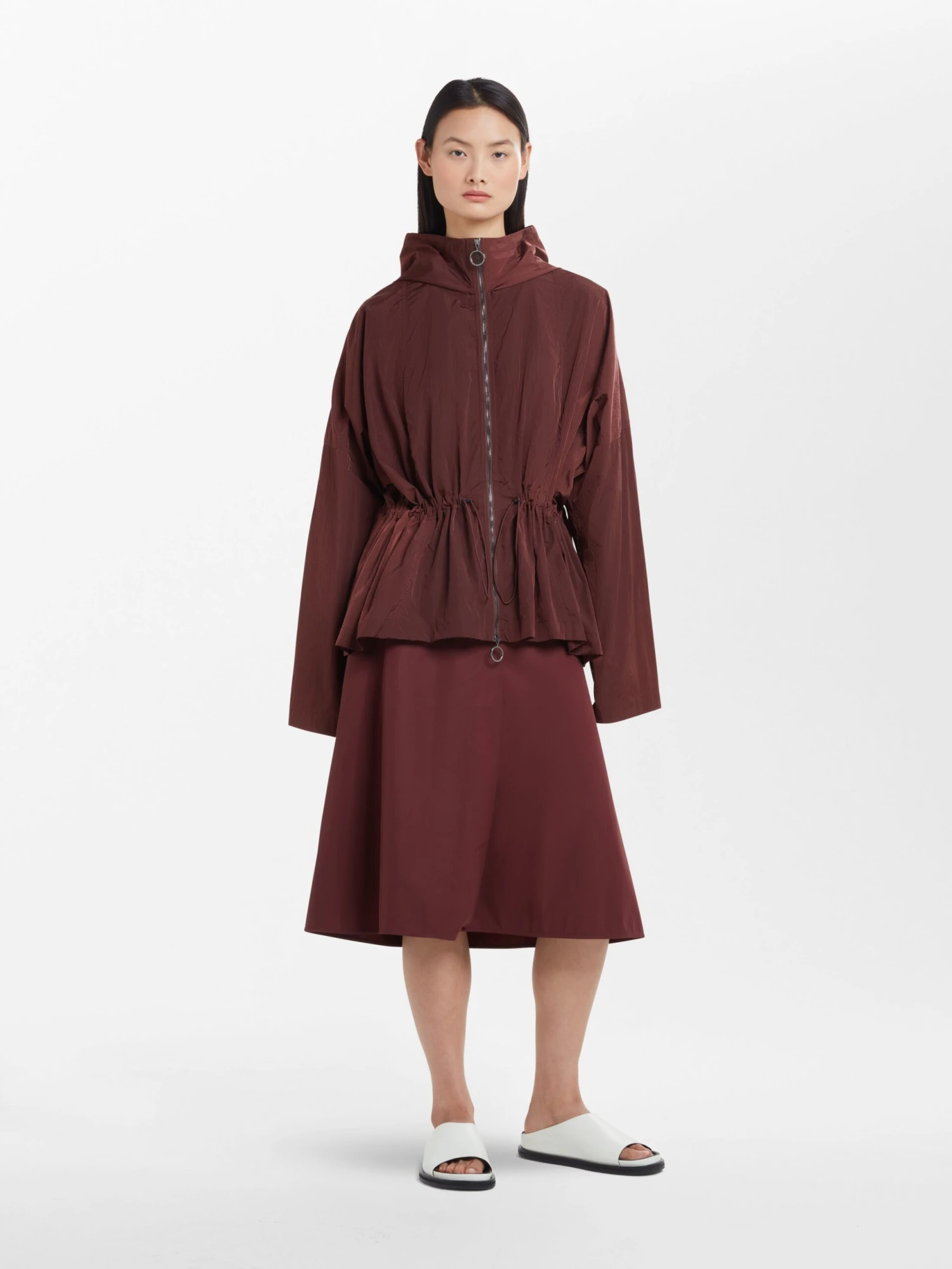 Studio Nicholson Paz Jacket In Chestnut 2 Studio Nicholson Paz Jacket In Chestnut - Image 2