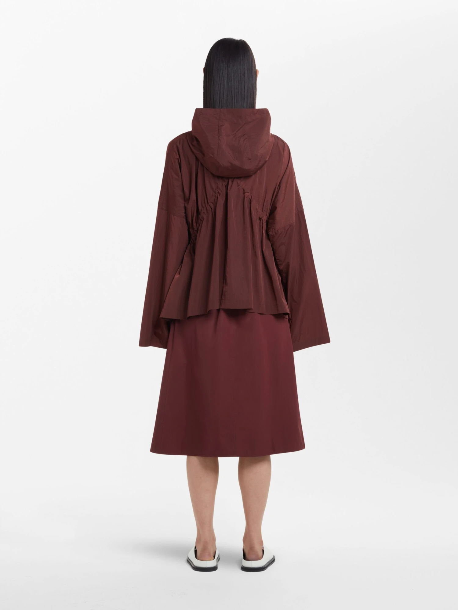 Studio Nicholson Paz Jacket In Chestnut 4 Studio Nicholson Paz Jacket In Chestnut - Image 4