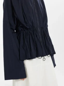 Studio Nicholson Paz Jacket In Darkest Navy -Studio Nicholson PAZJACKETDARKESTNAVY4 scaled