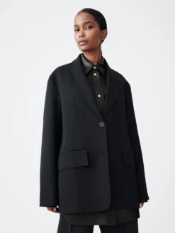 Studio Nicholson Phelps Jacket In Darkest Navy